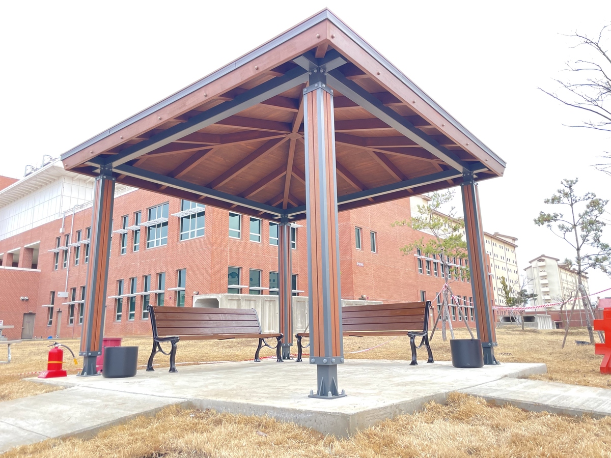 평택, 스틸복합 하드우드지붕마감 